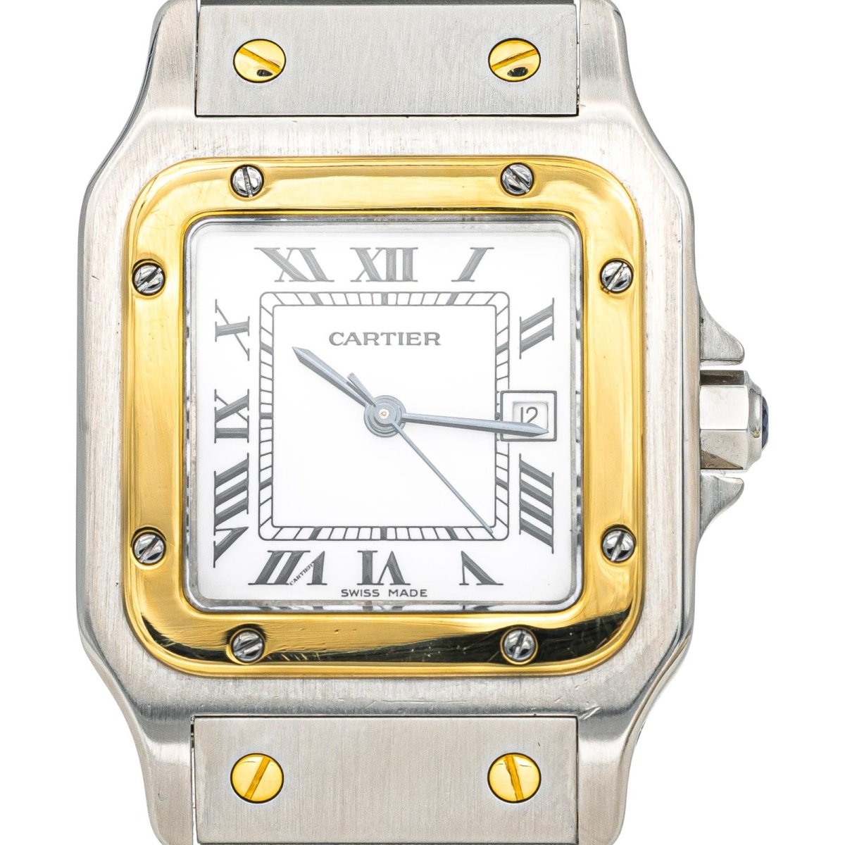 Montre CARTIER "Santos" en or jaune et acier - Castafiore