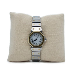 Montre CARTIER "Santos" en or jaune et acier - Castafiore