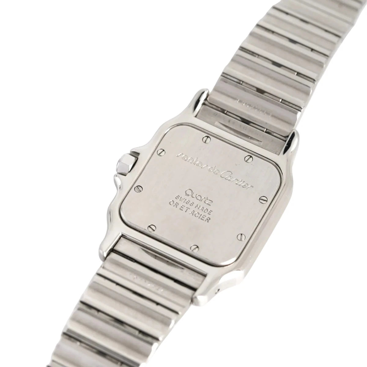 Montre CARTIER "Santos" GM en or jaune et acier - Castafiore
