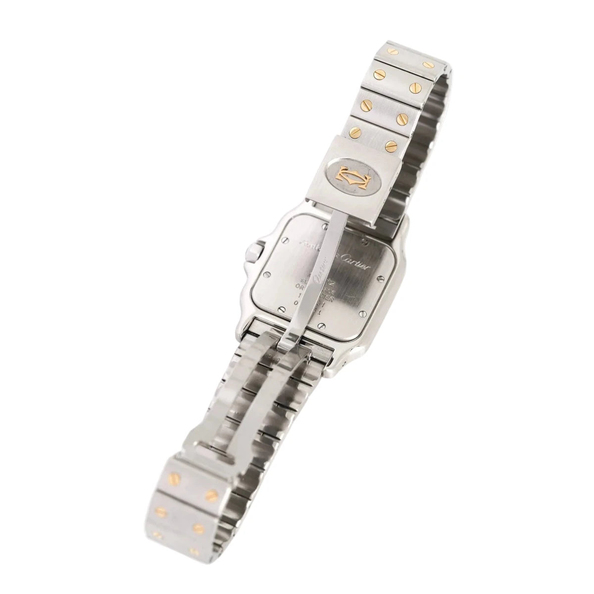 Montre CARTIER "Santos" GM en or jaune et acier - Castafiore