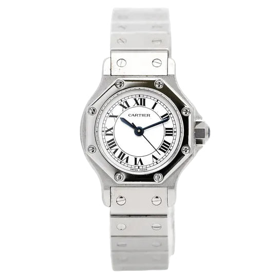 Montre CARTIER "Santos Octogonale" en acier - Castafiore