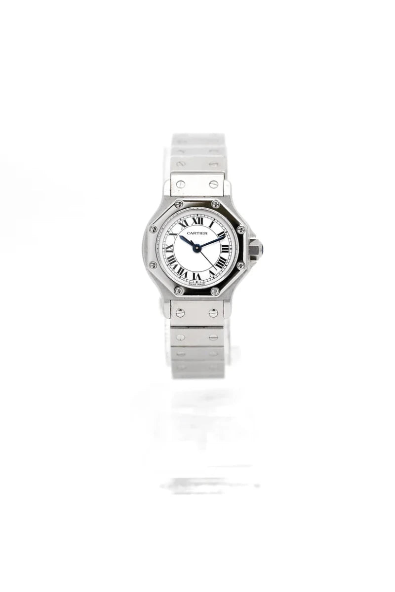 Montre CARTIER "Santos Octogonale" en acier - Castafiore