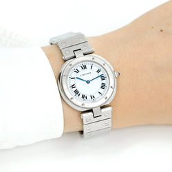 Montre CARTIER "Santos Vendôme" en acier - Castafiore