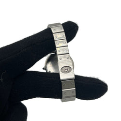 Montre CARTIER "Santos Vendome" en acier, saphir et quartz - Castafiore