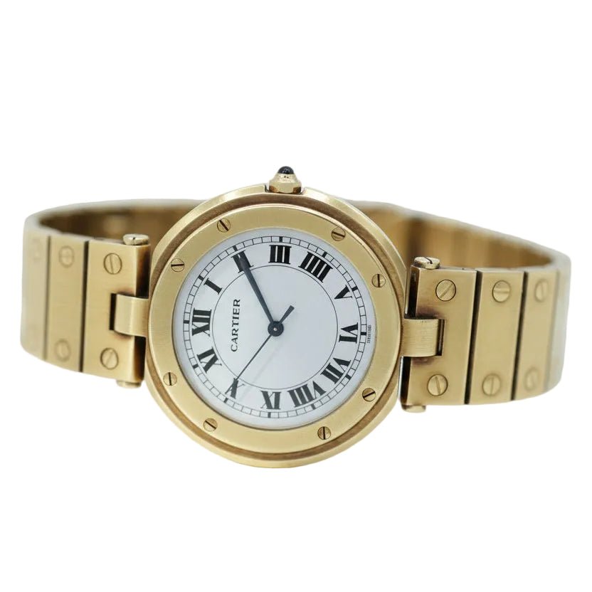 Montre CARTIER "Santos Vendôme" en or jaune - Castafiore
