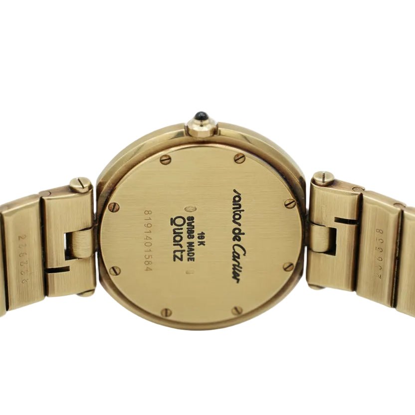 Montre CARTIER "Santos Vendôme" en or jaune - Castafiore