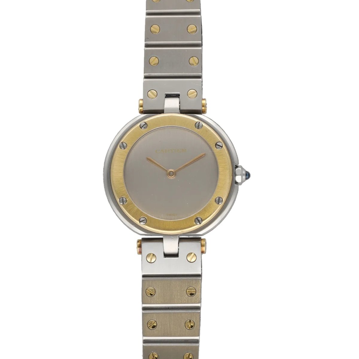 Watch Cartier Santos Vendôme - Gold & Steel - Quartz - 27 mm