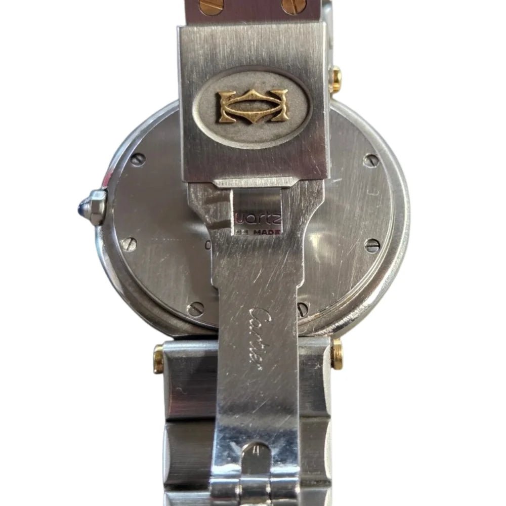 Montre CARTIER "Santos Vendôme" en or jaune et acier - Castafiore