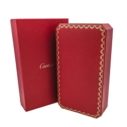 Montre CARTIER "Tank Divan" en or jaune, cuir et diamants - Castafiore