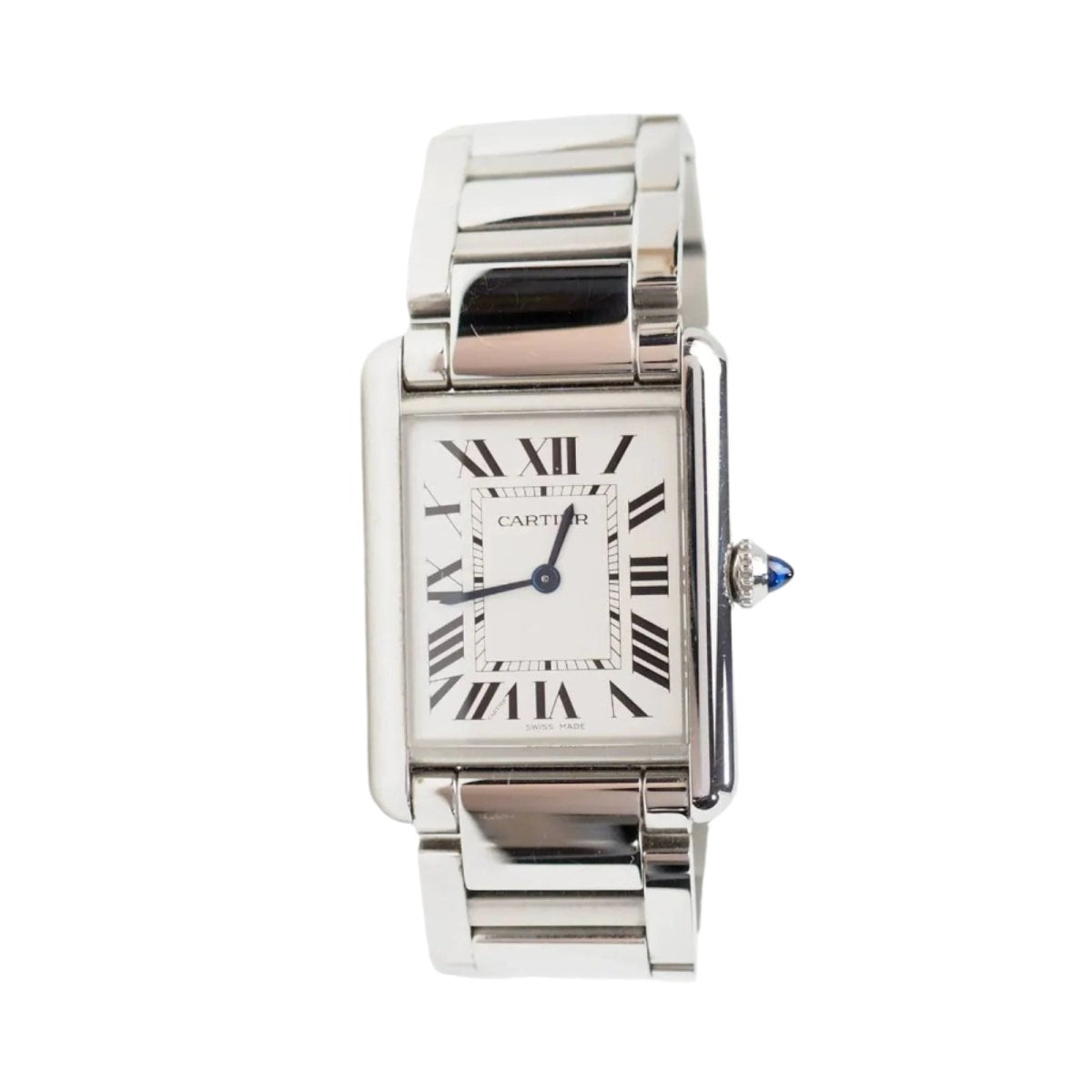 Montre Cartier Tank en acier - Castafiore