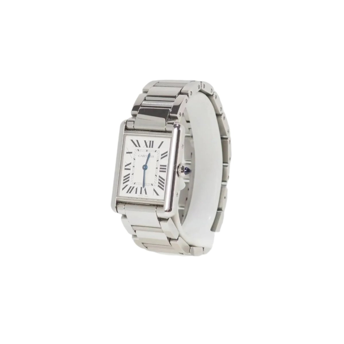 Montre Cartier Tank en acier - Castafiore