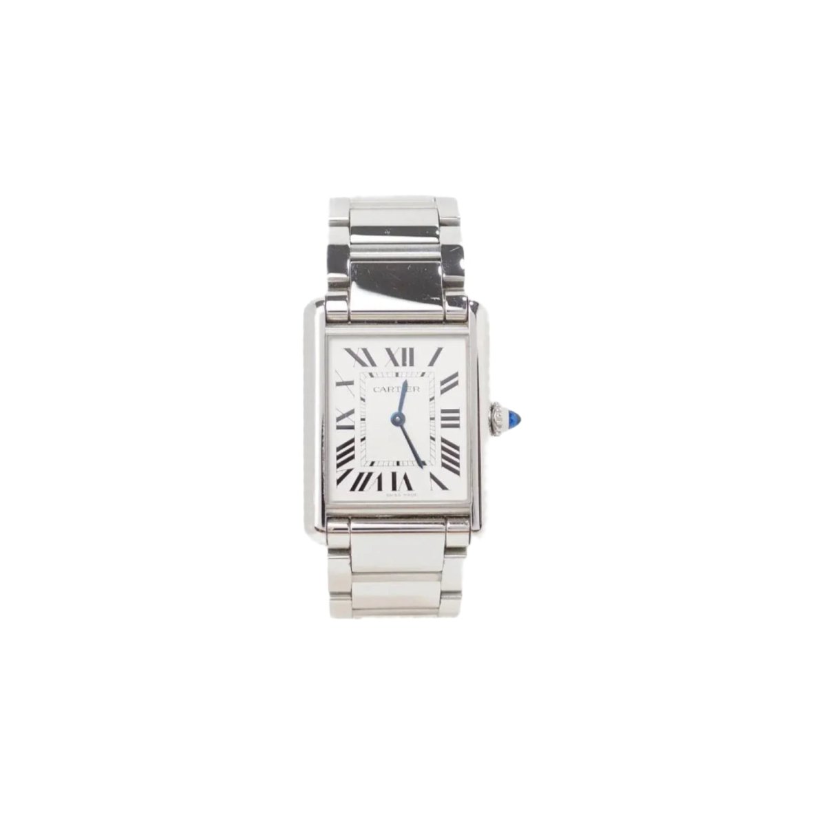 Montre Cartier Tank en acier - Castafiore