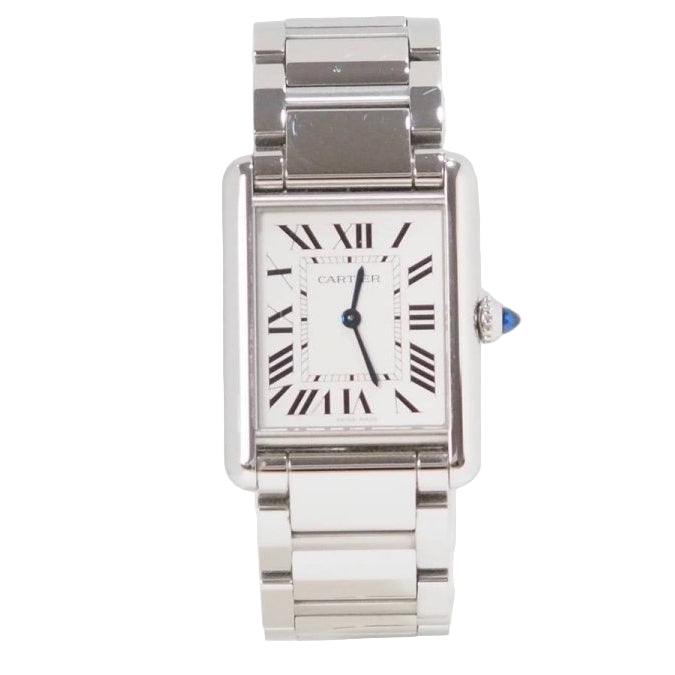 Montre Cartier Tank en acier - Castafiore
