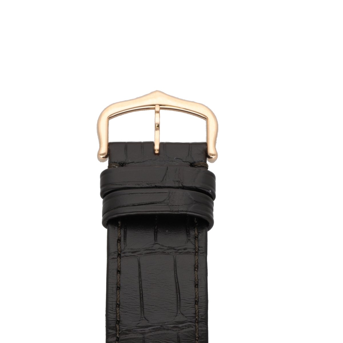 Montre CARTIER "Tank Louis Cartier" GM en or rose et cuir - Castafiore