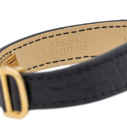 Montre CARTIER "Tank Louis cartier PM" en or jaune et cuir - Castafiore