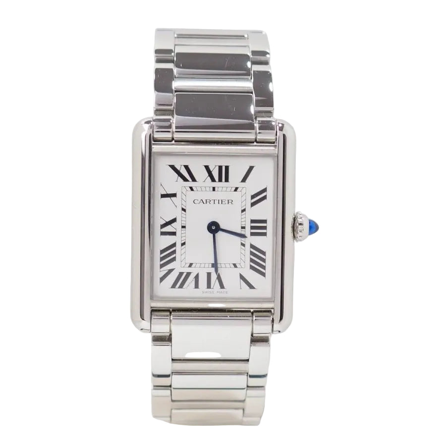 Montre Cartier Tank Must en acier - Castafiore