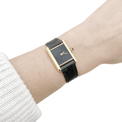 Montre CARTIER "Tank Must" en argent plaqué or - Castafiore