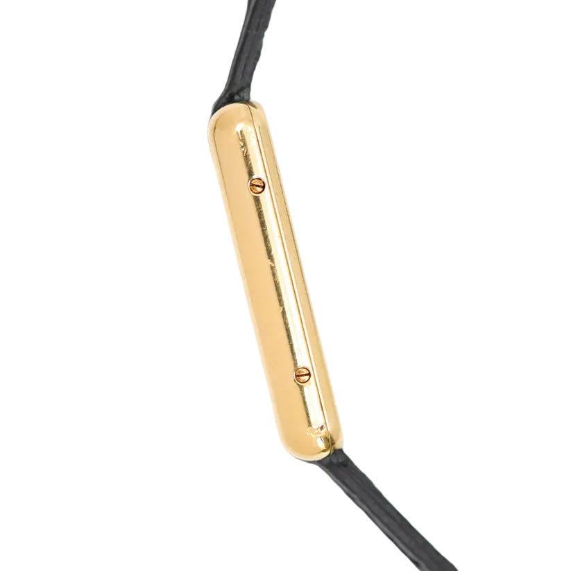 Montre CARTIER "Tank Must Trinity" en vermeil et cuir - Castafiore