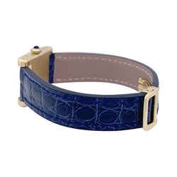 Montre CARTIER "Tank Normale" en or jaune et cuir - Castafiore