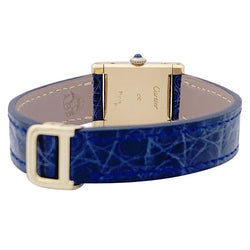 Montre CARTIER "Tank Normale" en or jaune et cuir - Castafiore
