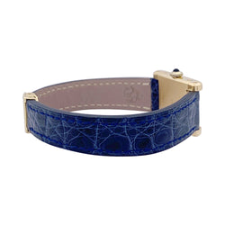 Montre CARTIER "Tank Normale" en or jaune et cuir - Castafiore