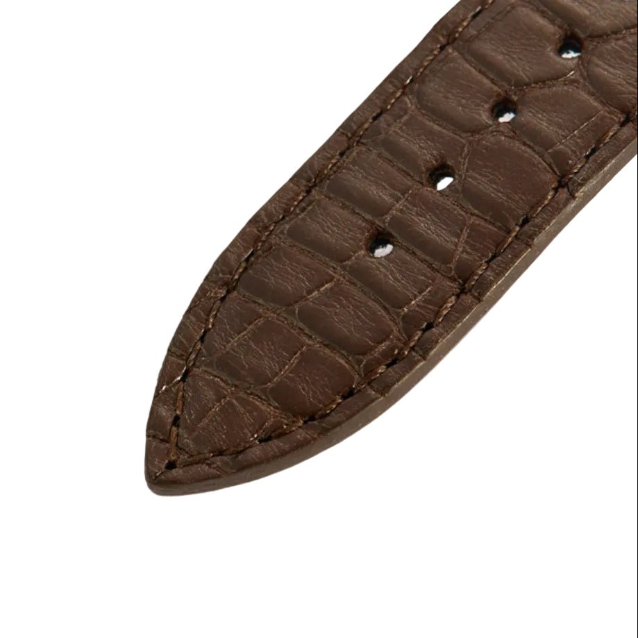 Montre CARTIER "Tank Solo" en or jaune, cuir et quartz - Castafiore