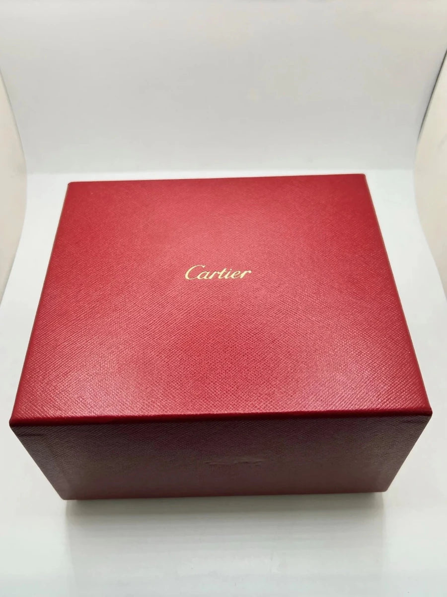 Montre CARTIER "Tank Solo XL" en acier inoxydable et cuir - Castafiore