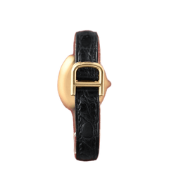 Montre CARTIER "Tortue" en or jaune et diamants - Castafiore