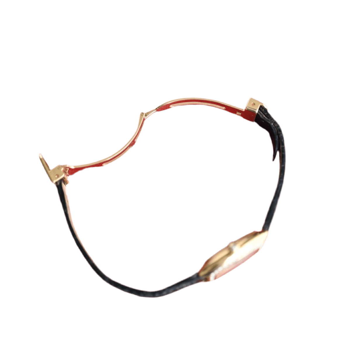 Montre CARTIER "Tortue" en or jaune et diamants - Castafiore