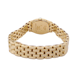 Montre Cartier "Tortue" or jaune, diamants, nacre. - Castafiore