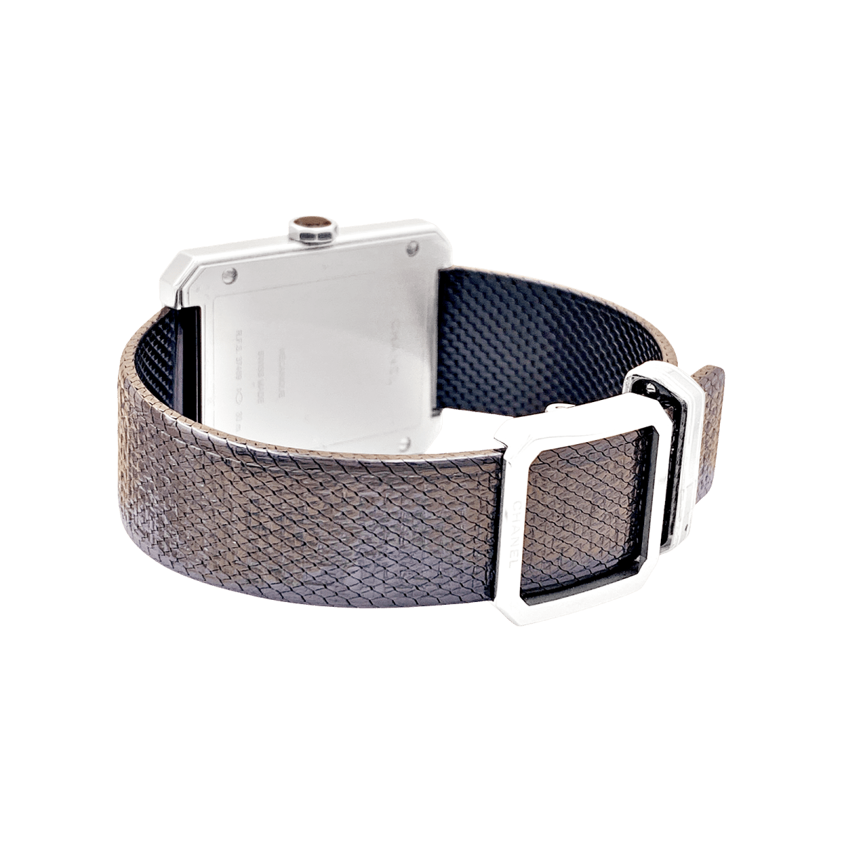 Montre CHANEL "Boy - Friend Tweed" en acier et quartz - Castafiore