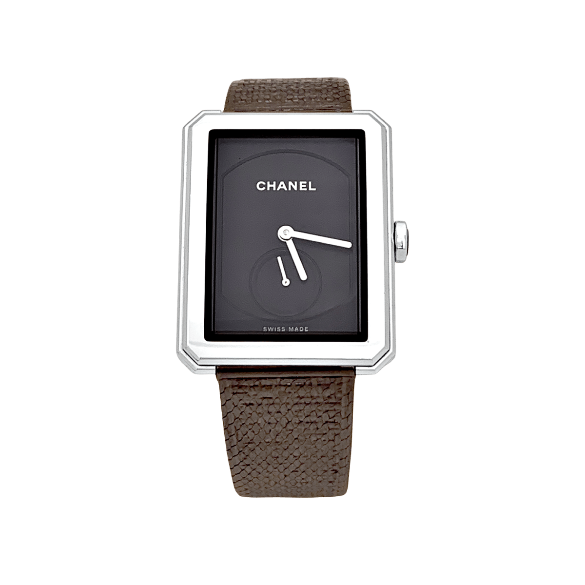 Montre CHANEL "Boy - Friend Tweed" en acier et quartz - Castafiore