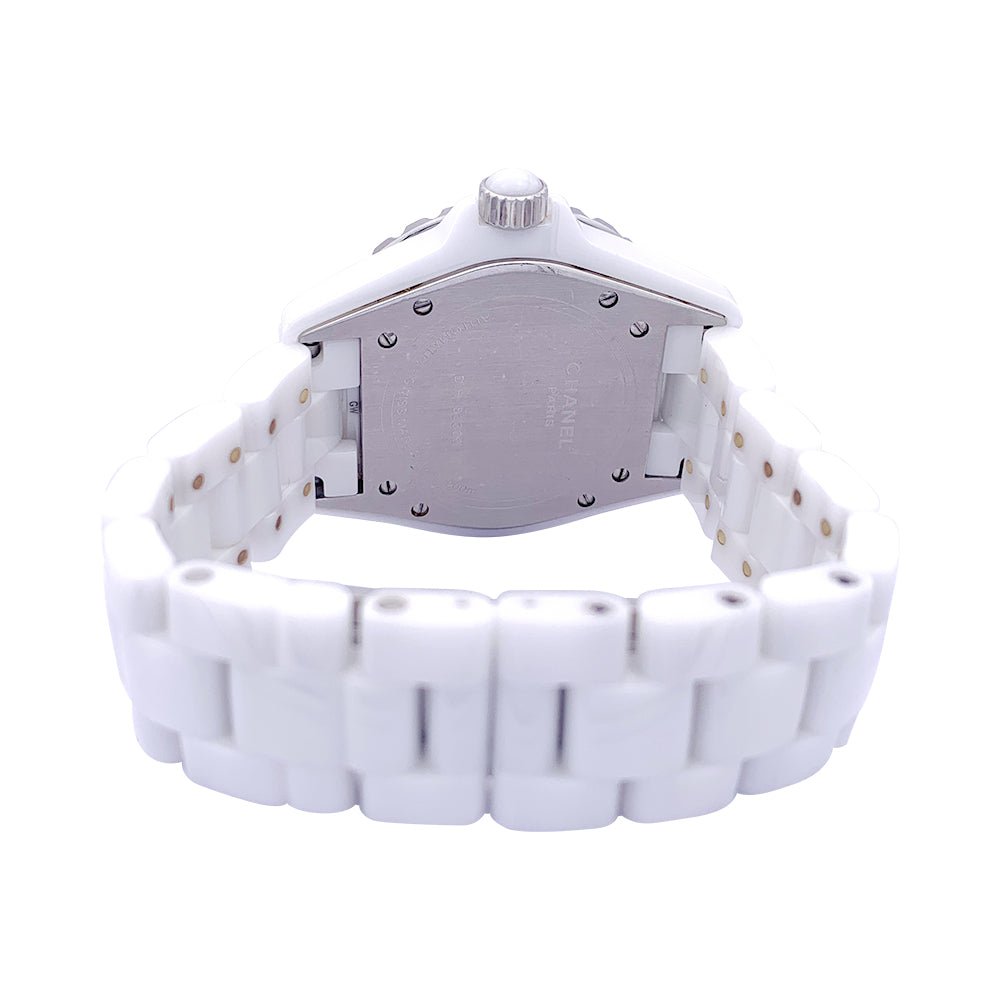 Montre Chanel, "J12" céramique et acier - Castafiore