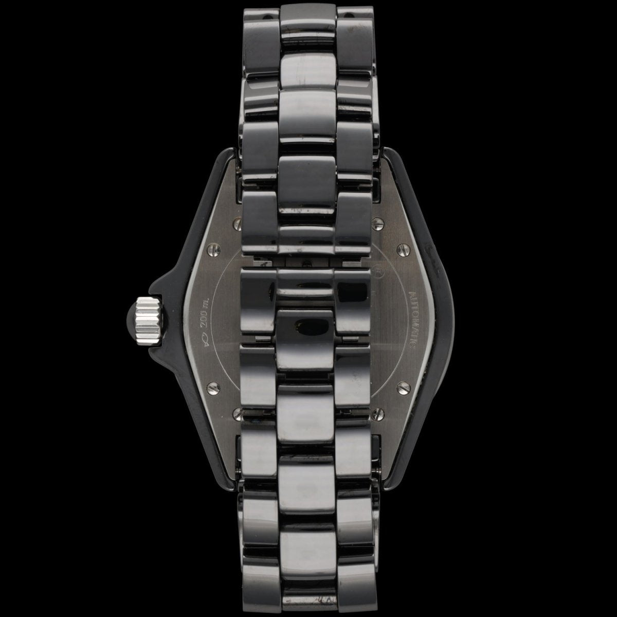 Montre Chanel J12 Dame en céramique noire – Automatique – 38 mm – 2010 – Ref. H0685 - Castafiore