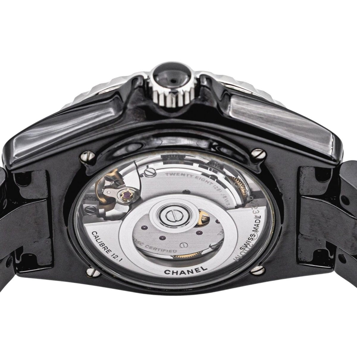 Montre CHANEL "J12" en acier et céramique - Castafiore