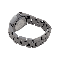 Montre CHANEL "J12 Phantom" en céramique et acier - Castafiore