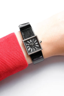 Montre CHANEL "Mademoiselle" en acier, cuir et quartz - Castafiore