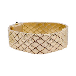 Montre CHANEL "Matelassé" en or jaune - Castafiore