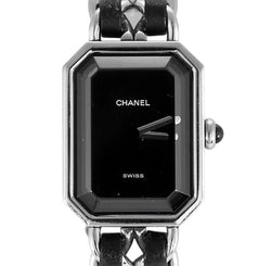Montre CHANEL "Première" en acier et cuir - Castafiore