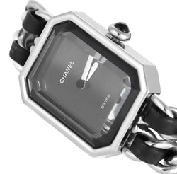 Montre CHANEL "Première" en acier et cuir - Castafiore