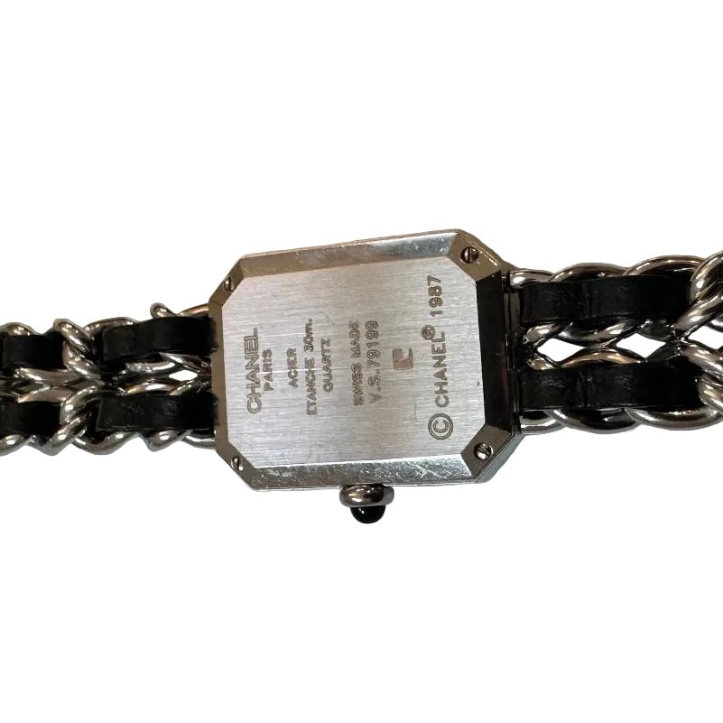 Montre CHANEL "Première" en acier et cuir - Castafiore