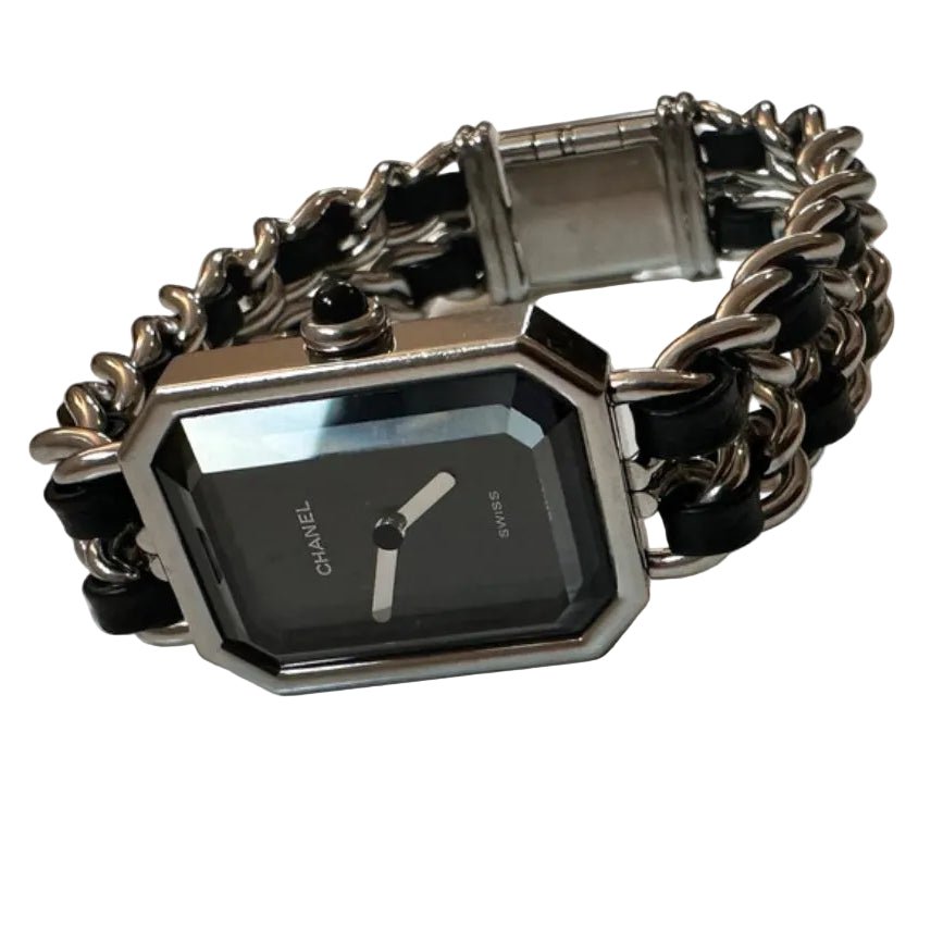 Montre CHANEL "Première" en acier et cuir - Castafiore