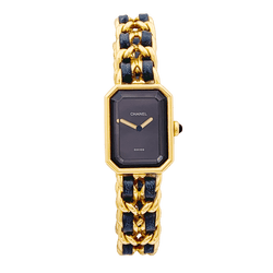 Montre CHANEL "Première" en acier et cuir - Castafiore