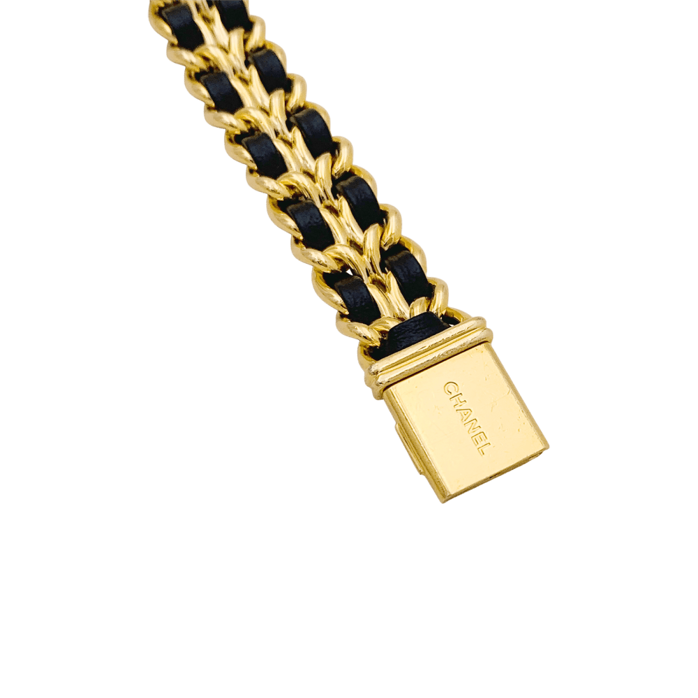 Montre CHANEL "Première" en or, acier et cuir - Castafiore