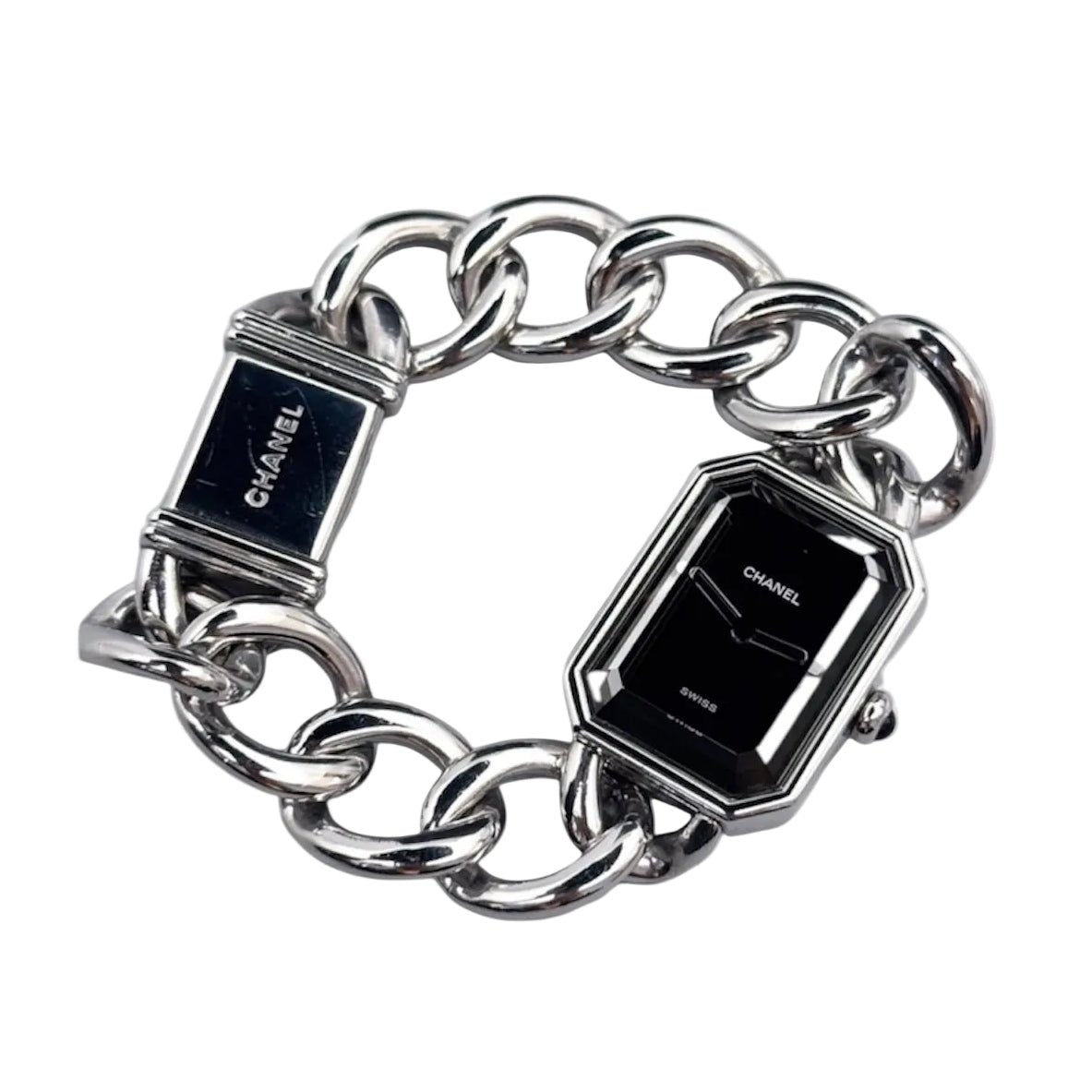 Montre CHANEL "Première Gourmette" en acier et quartz - Castafiore