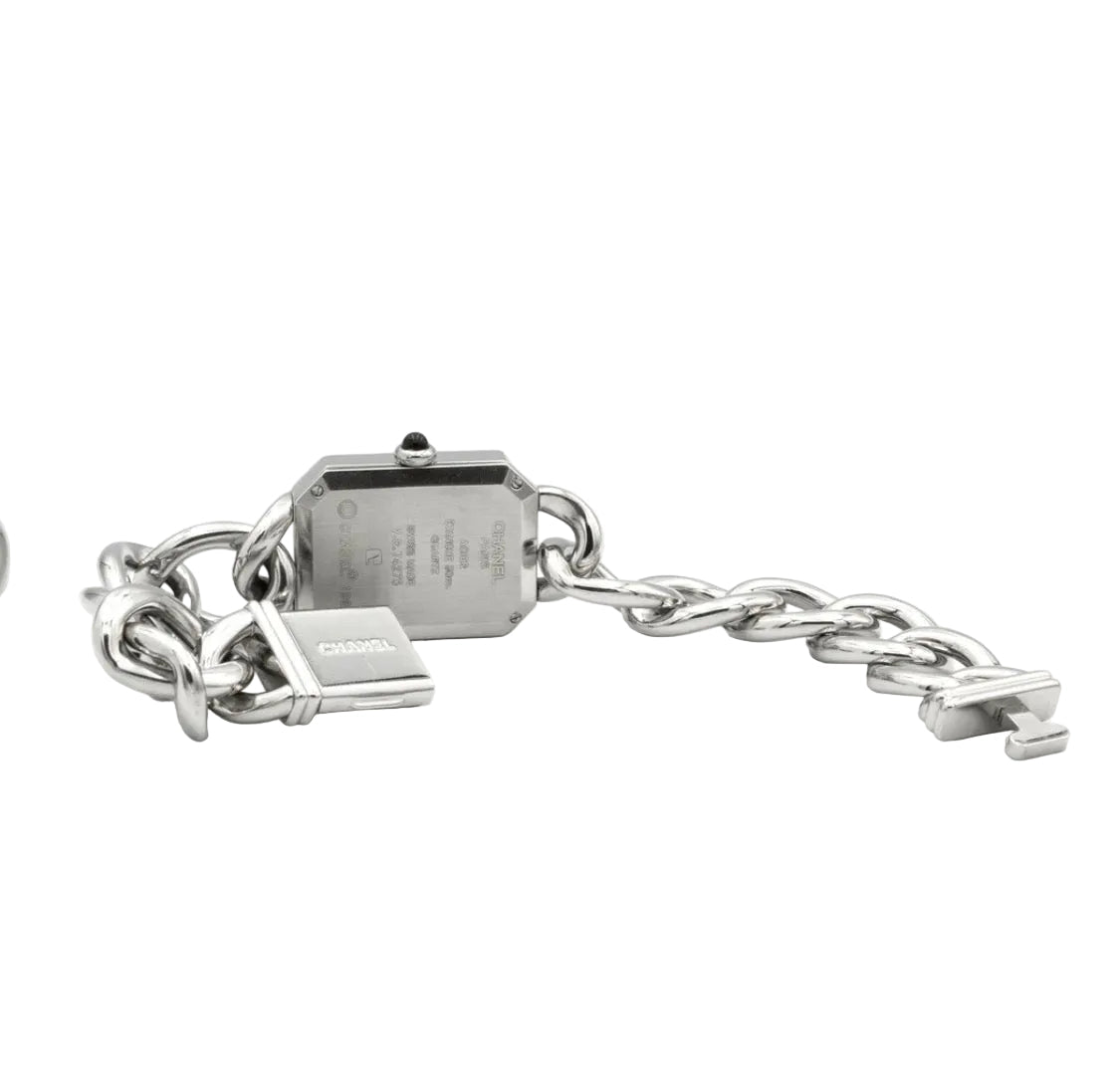 Montre CHANEL "Première Gourmette" en acier et quartz - Castafiore