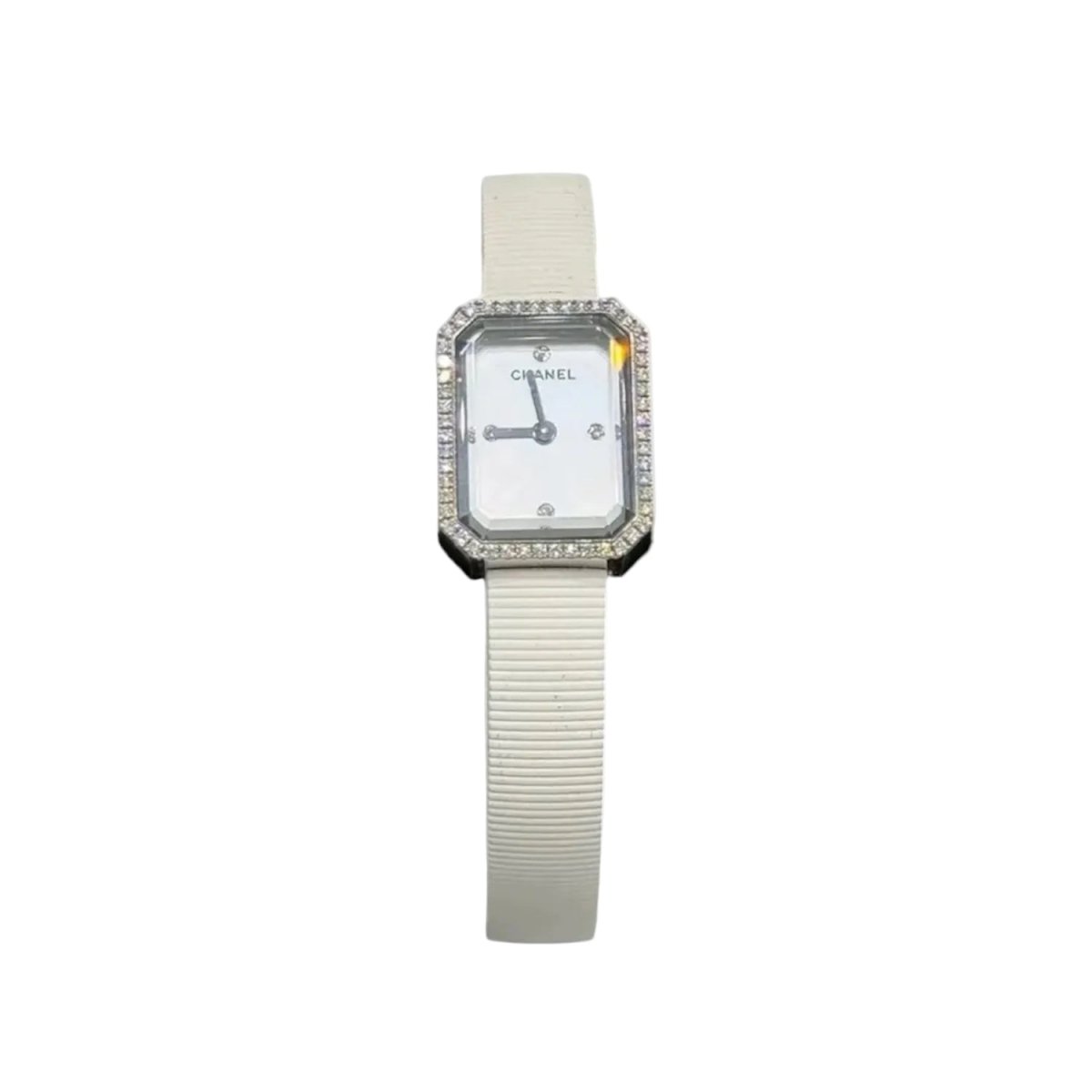 Montre CHANEL "Première Mini" en acier et nacre - Castafiore