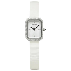 Montre CHANEL "Première Mini" en acier et nacre - Castafiore