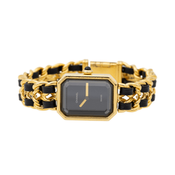 Montre CHANEL, "Première" plaqué or - Castafiore