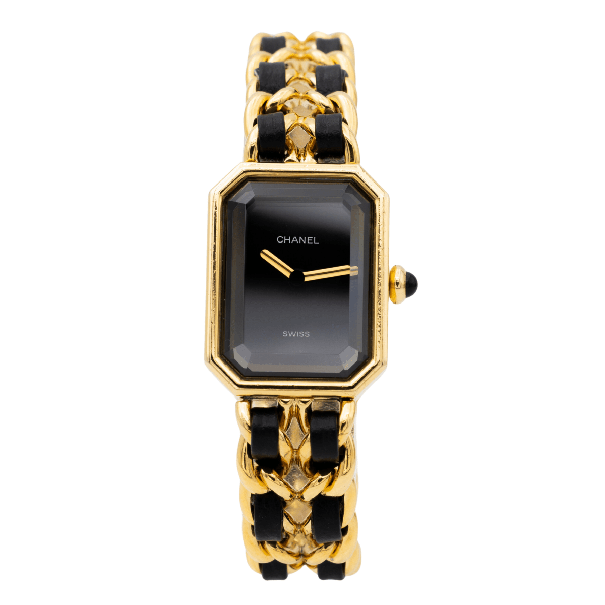 Montre CHANEL, "Première" plaqué or - Castafiore